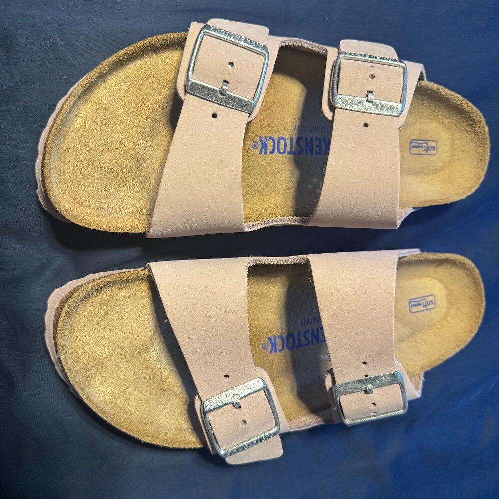 Arizona Big Buckle Nubuck Leather (pink)